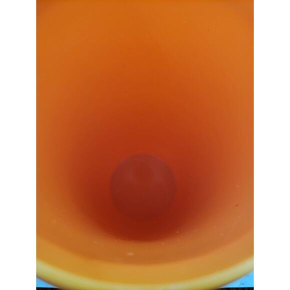 Vintage Tupperware Light Orange Picnic Pitcher 262-9 With Lid 603-4 - Picture 6 of 8